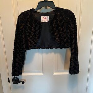 Justice Black Shrug - Size 12